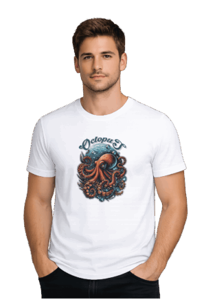 45_D0065_2025.ai_1.png_Hombre_Blanco_P.png_P T-Shirt - Octopus